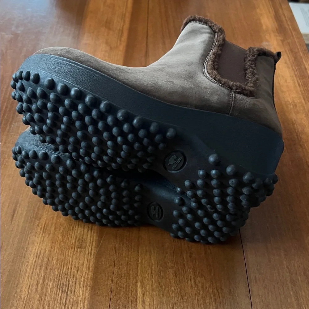 NEW Women’s ROCKET DOG Frosted Brown Platform Boots - Picture 5 of 7